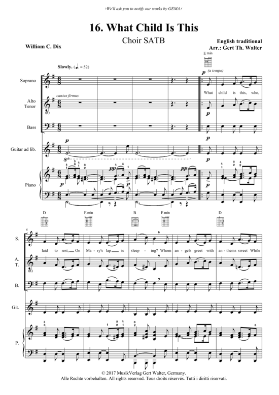 Produktbild zu: What Child Is This Traditional