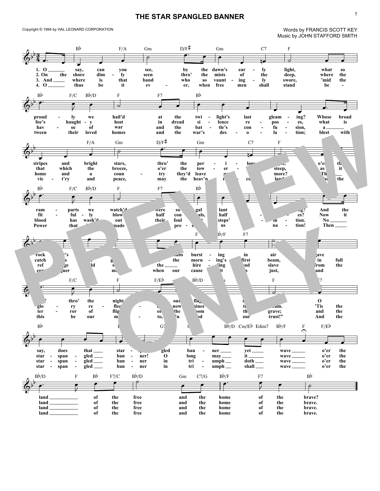 Produktbild zu: The Star-Spangled Banner