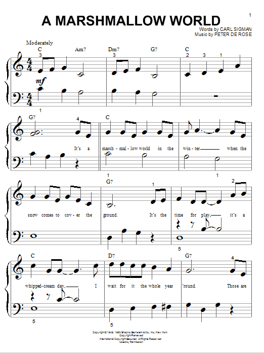 Product gallery: Page 1 of 1 A Marshmallow World, Bing Crosby