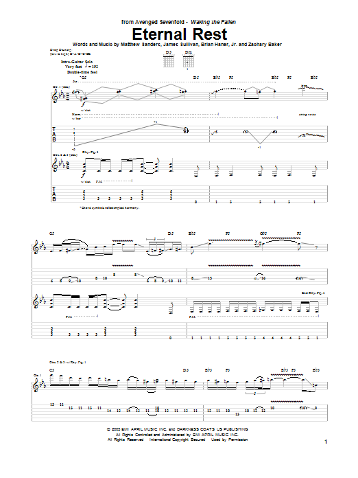 Product gallery: Page 1 of 1 Eternal Rest, Avenged Sevenfold