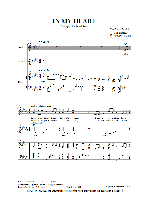 Produktbild zu: In My Heart