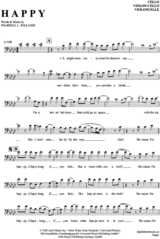 Produktbild zu: Happy (Pharrell Williams) Pharrell Williams