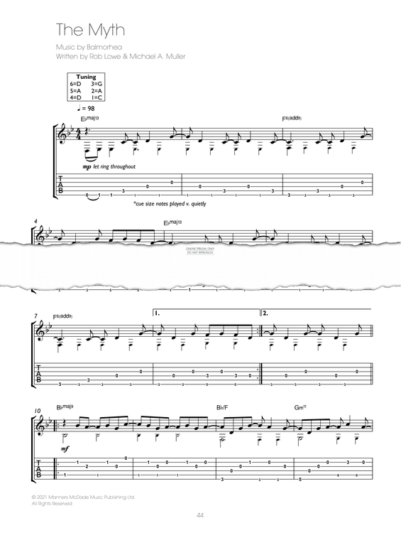 Product gallery: Page 1 of 1 The Myth, Balmorhea