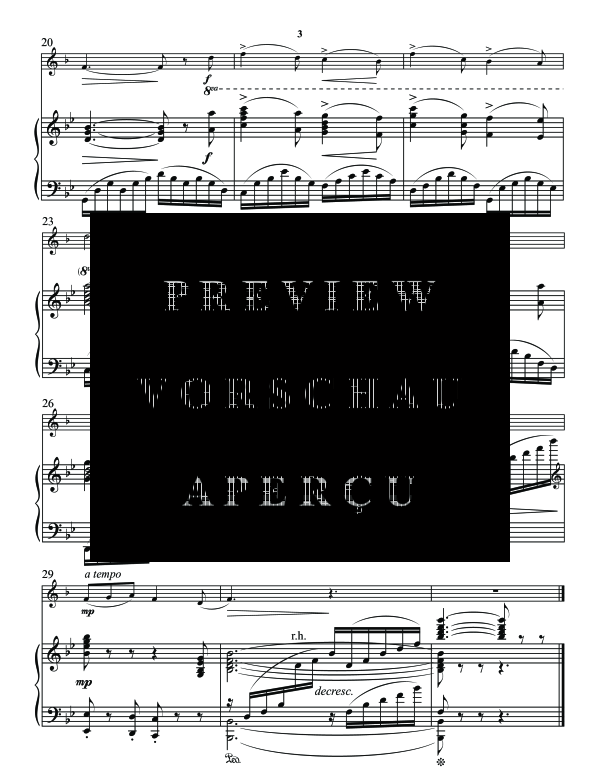 Produktgalerie: Seite 7 von 9 O Mio Babbino Caro, , (Horn in F und Klavier)