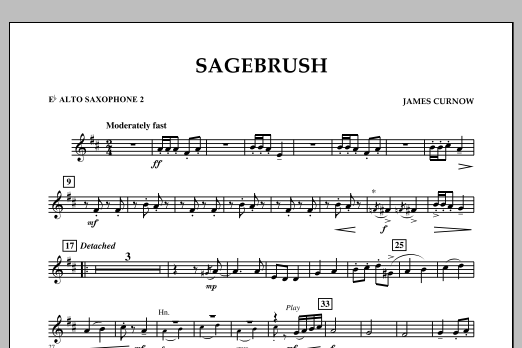 Produktbild zu:  Sagebrush - Eb Alto Saxophone 2 - 