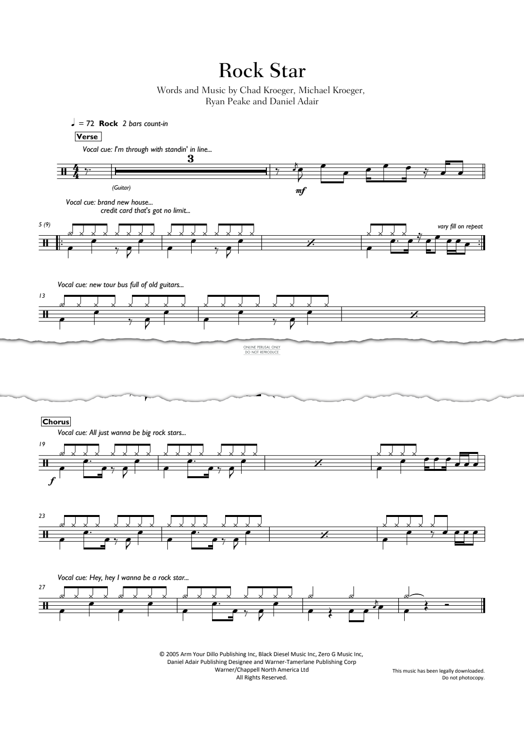 Product gallery: Page 1 of 1 Rock Star, Nickelback