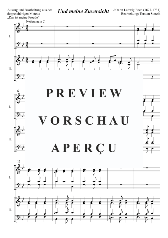 Product gallery: Page 2 of 9 Und meine Zuversicht, , Trombone Choir - Double Choir