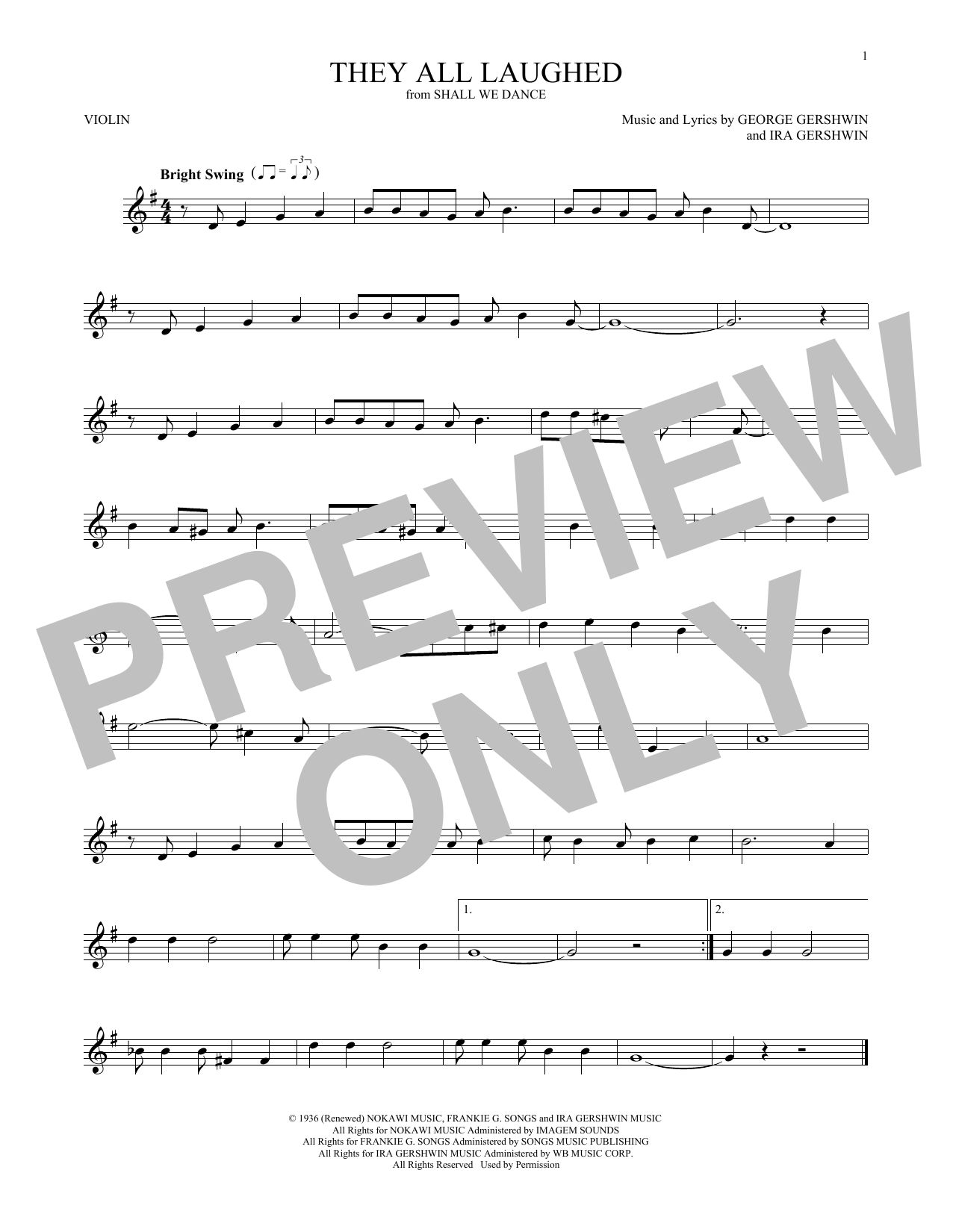 Product gallery: Page 1 of 1 They All Laughed, George Gershwin