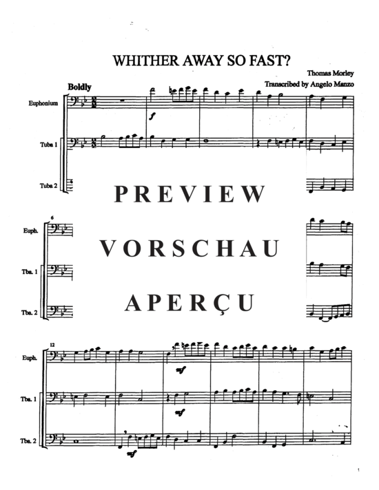 Produktgalerie: Seite 3 von 13 Whither Away so Fast? , , (Tuba Trio ETT)