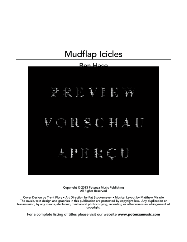 Produktgalerie: Seite 3 von 11 Mudflap Icicles, , (Duett Posaune, Tuba und Percussion)