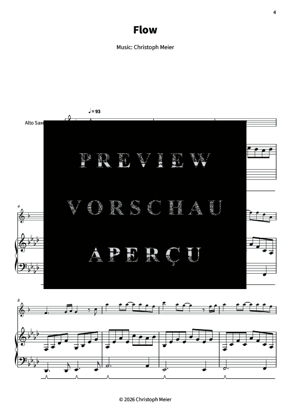 Produktgalerie: Seite 6 von 11 Flow - Gentle Melodies for Weddings, Church, and Other Occasions, , Altsaxophon und Klavier