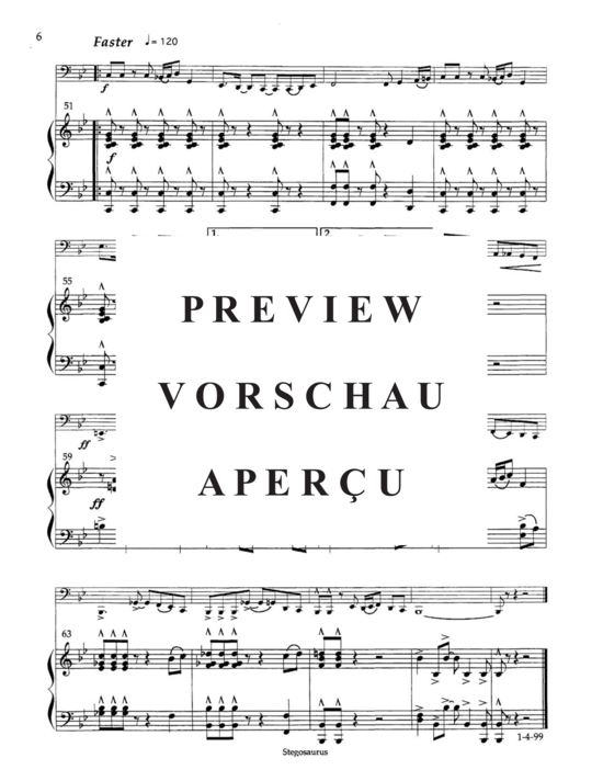 Produktgalerie: Seite 20 von 21 Jurassic Tuba , , (Tuba + Klavier)