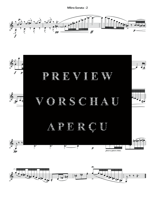 Product gallery: Page 7 of 11 Mikro-Sonata, , (Klarinette Solo)
