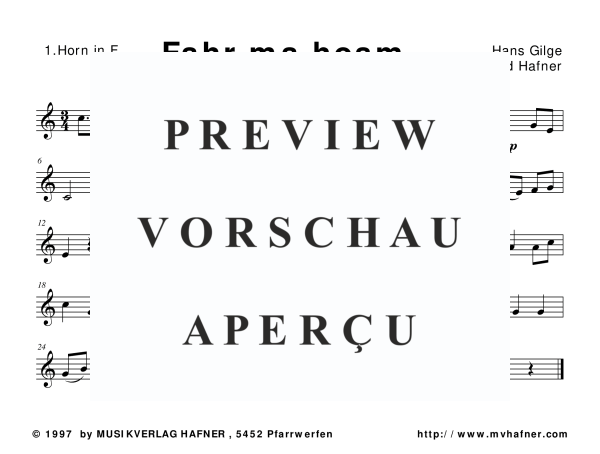 gallery: Fahr ma hoam, , (Blechbläser Ensemble)