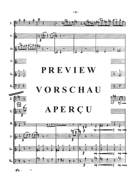 Produktgalerie: Seite 14 von 21 Sextet , , (Gemischtes Ensemble für Holzbläser Quintett + Euphonium Solo)