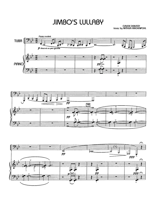 gallery: Two Pieces from Children´s Corner , , (Tuba + Klavier)