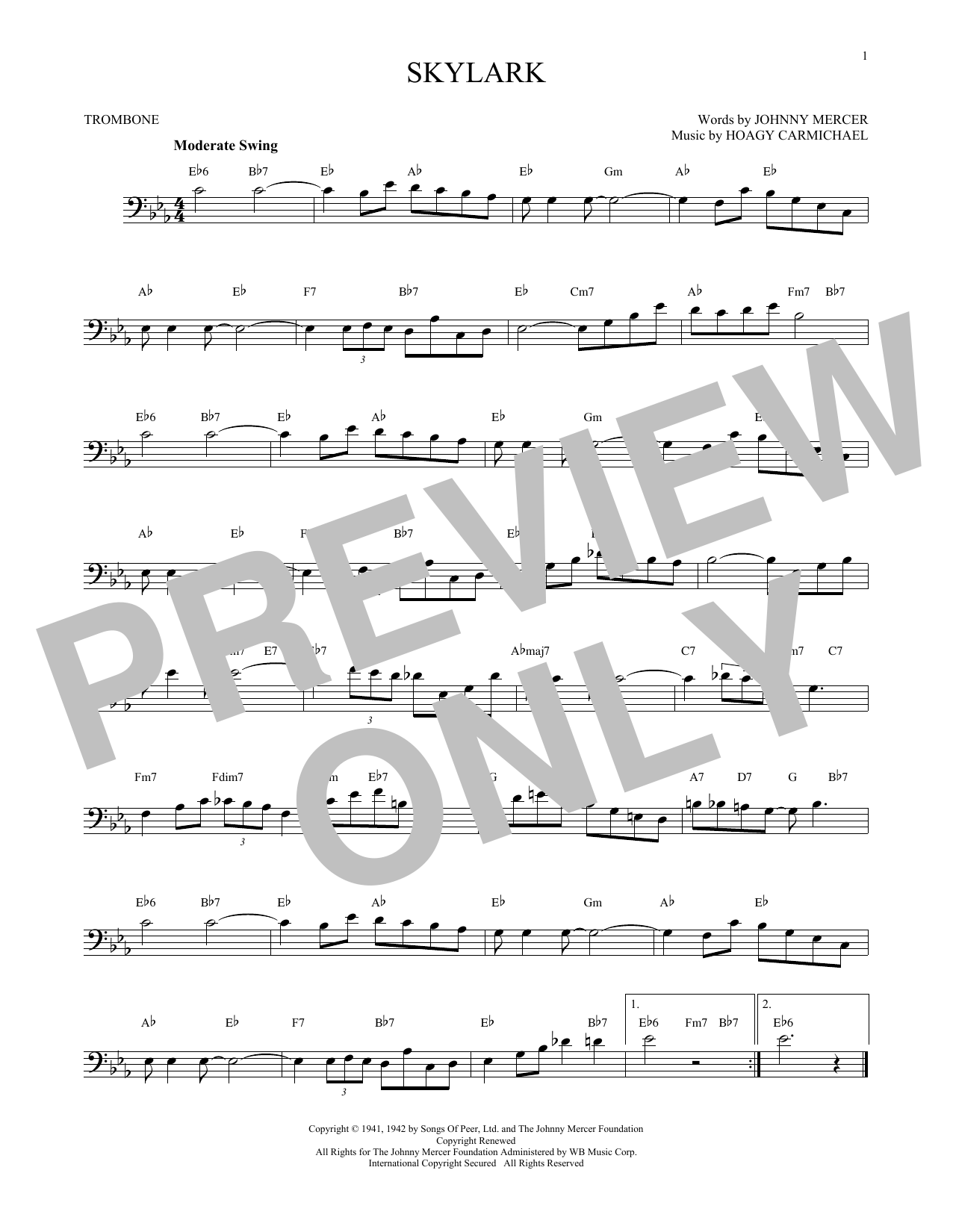 Product gallery: Page 1 of 1 Skylark, Hoagy Carmichael