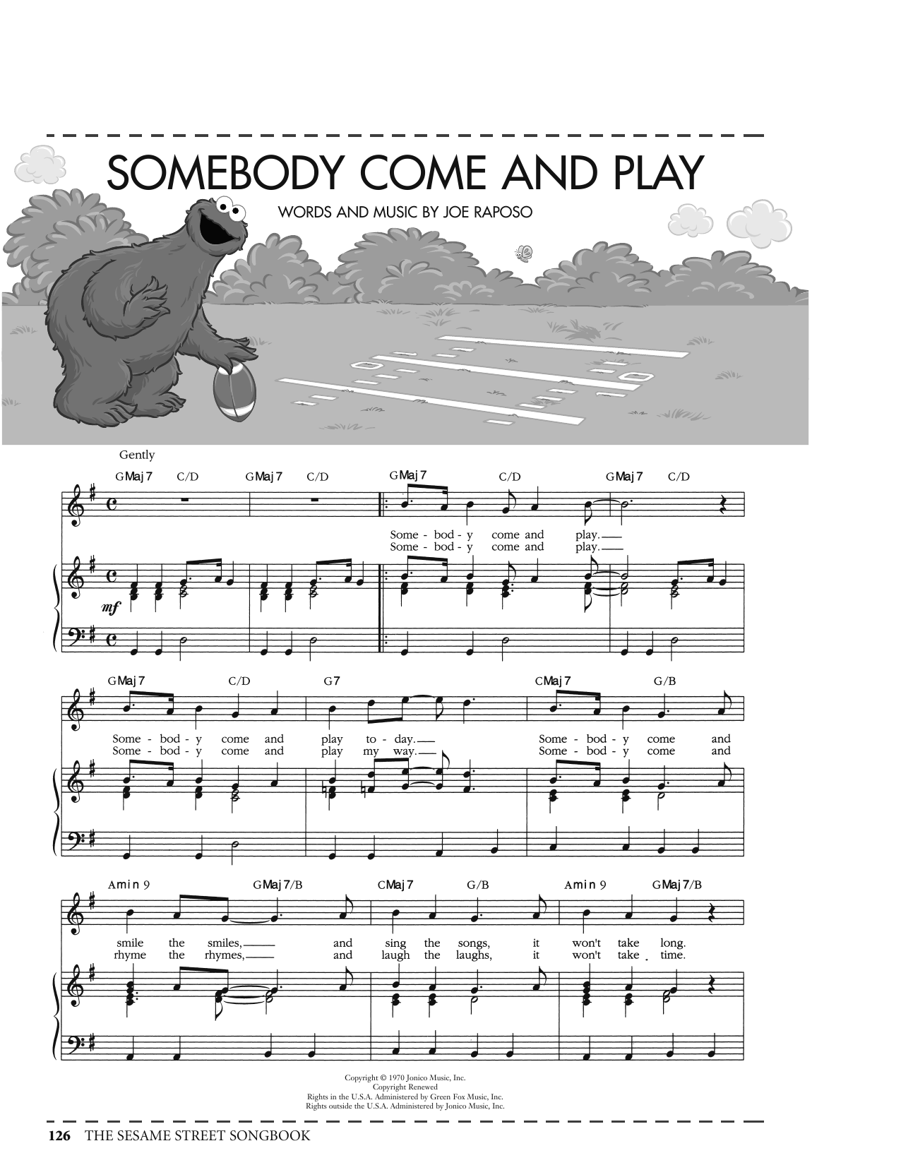 Produktbild zu: Somebody Come And Play (from Sesame Street)