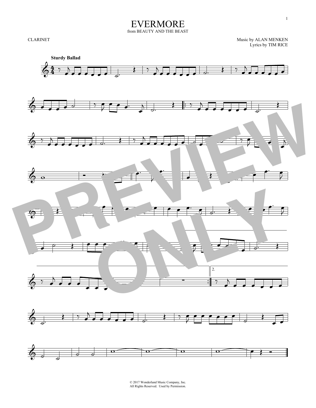 Product gallery: Page 1 of 1 Evermore (from Beauty and the Beast), Josh Groban