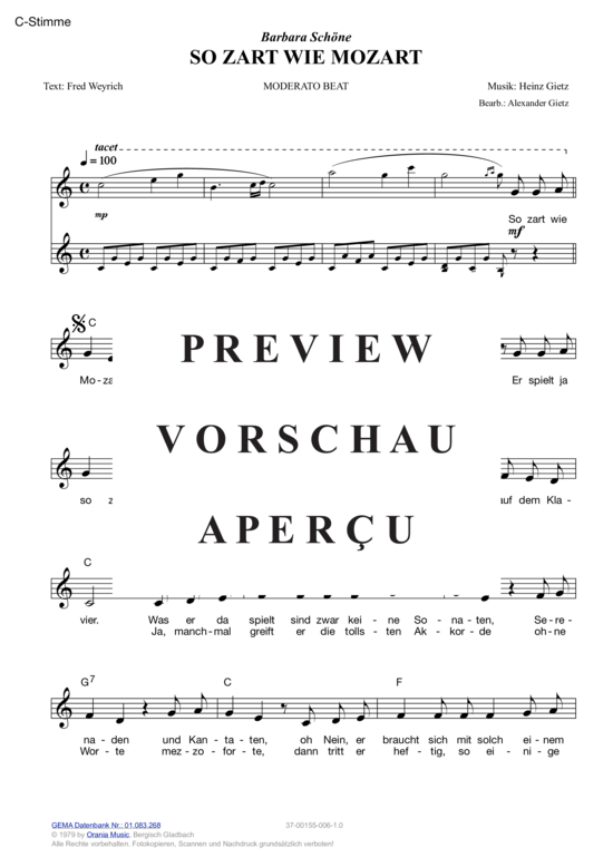 Produktgalerie: Seite 3 von 15 So zart wie Mozart , Schöne, Barbara, (Melodie-Stimmen in C/B/Es)