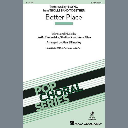 cover: Better Place (from Trolls Band Together) (arr. Alan Billingsley), *NSYNC, Chor
