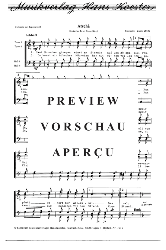 Product gallery: Page 2 of 3 Atscha  , , (male choir)