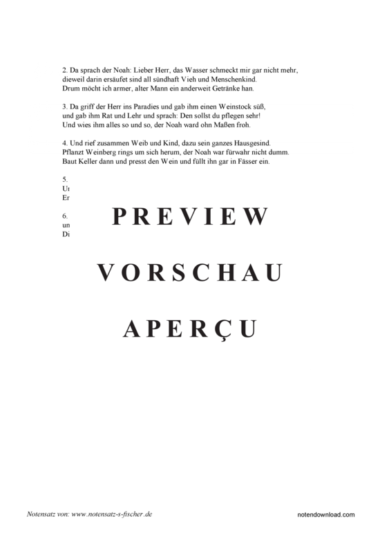 Product gallery: Page 3 of 3 Als Noah aus dem Kasten war , , Piano and Voice