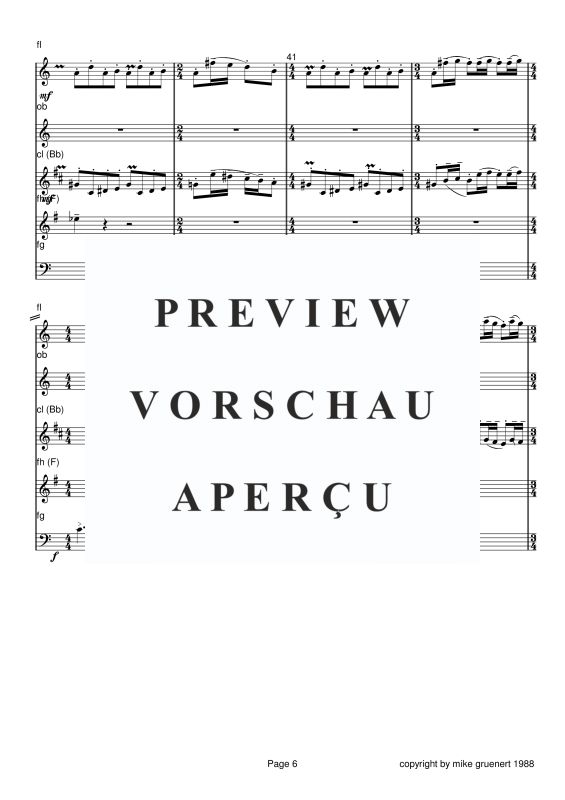 gallery: Sonatine für 5 Bläser, , Holzbläserquintett