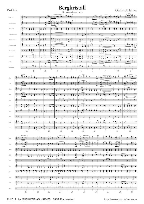 Product gallery: Page 1 of 11 Bergkristall, , (large wind orchestra)