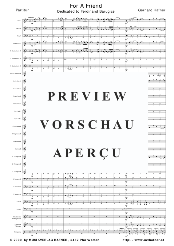 Product gallery: Page 6 of 11 For A Friend, , (large wind orchestra)