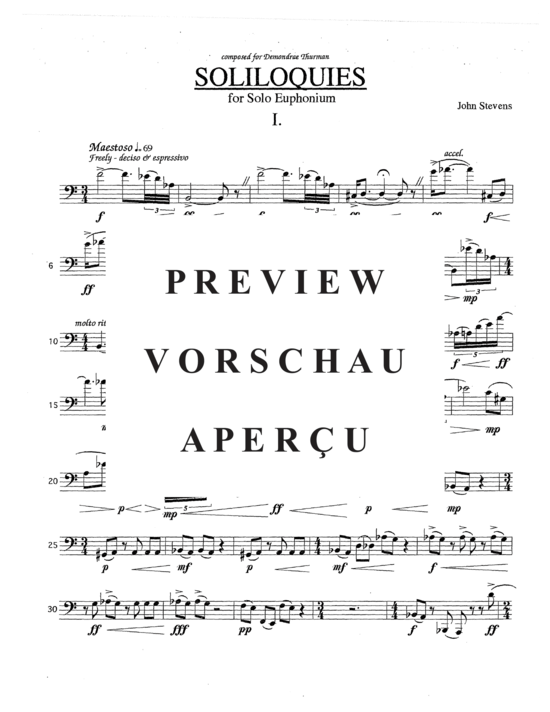 Product gallery: Page 4 of 9 Soliloquies , , (Euphonium Solo)