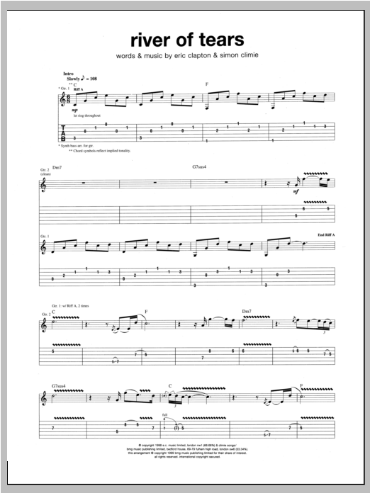 Product gallery: Page 1 of 1 River Of Tears, Eric Clapton