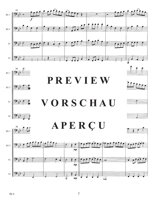 Product gallery: Page 4 of 13 Rondeau , , (Tuba Quartett EETT)