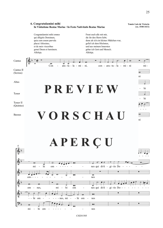 Product gallery: Page 2 of 6 Congratulamini mihi, , Mixed choir 5 voices