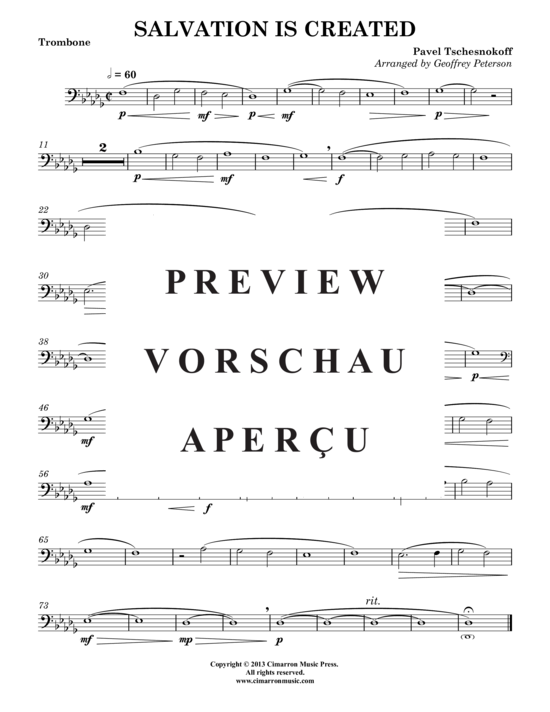 Produktgalerie: Seite 11 von 12 Salvation is Created , , (Blechbläser-Quintett)