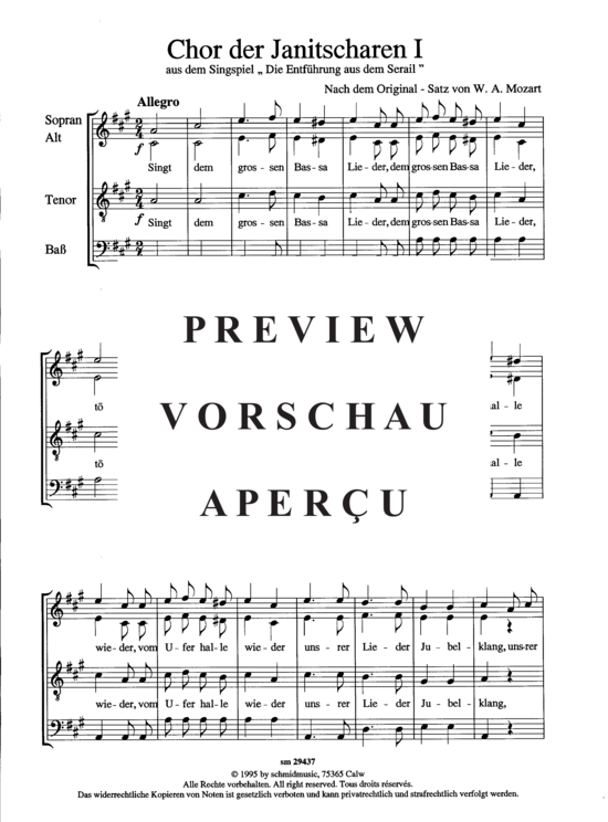 gallery: Chor der Janitscharen I , , (Gemischer Chor)