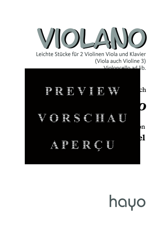 gallery: Arioso aus der Reihe Violano, , (Quartet 2 violins, viola and piano)
