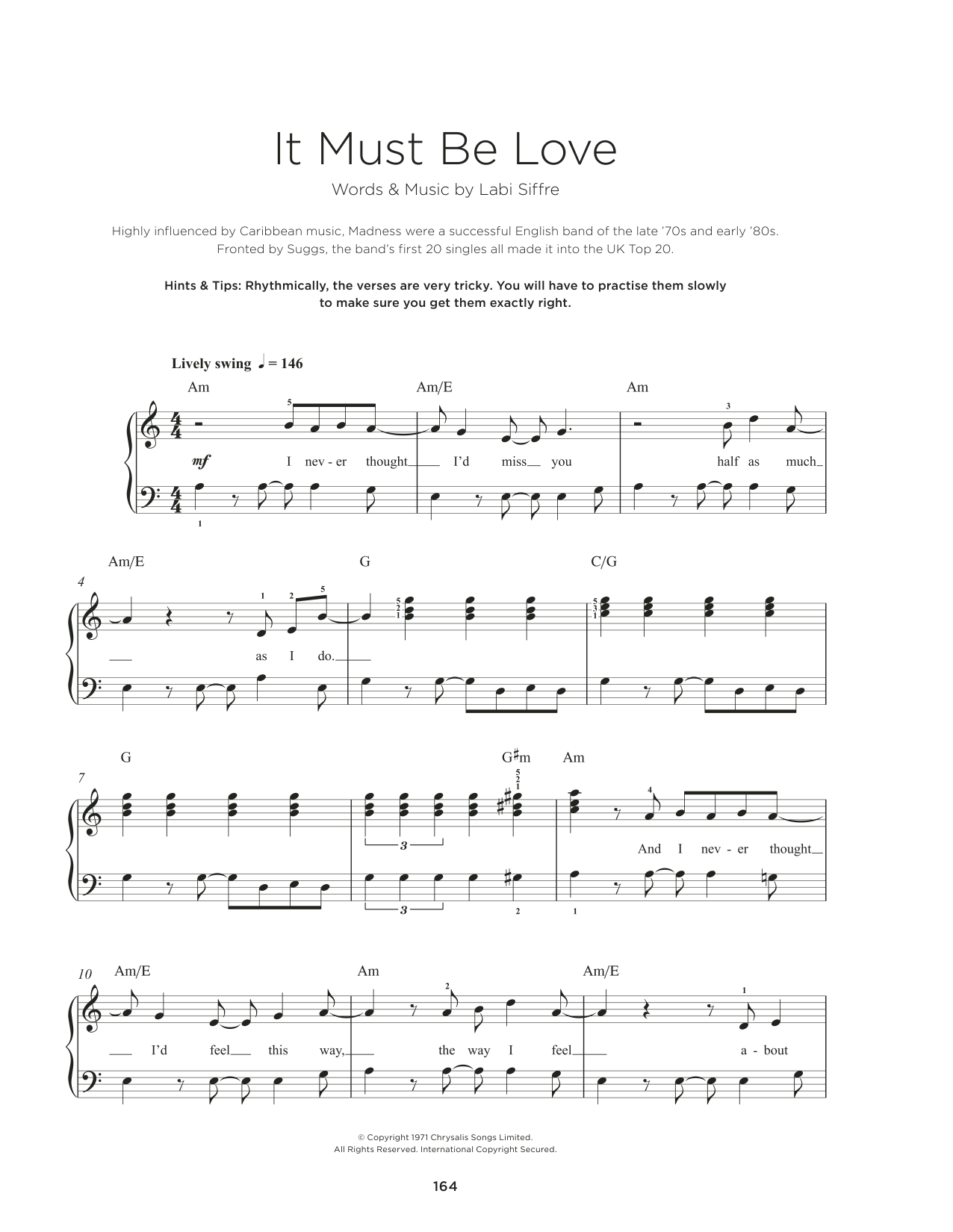 Produktbild zu:  It Must Be Love - Madness