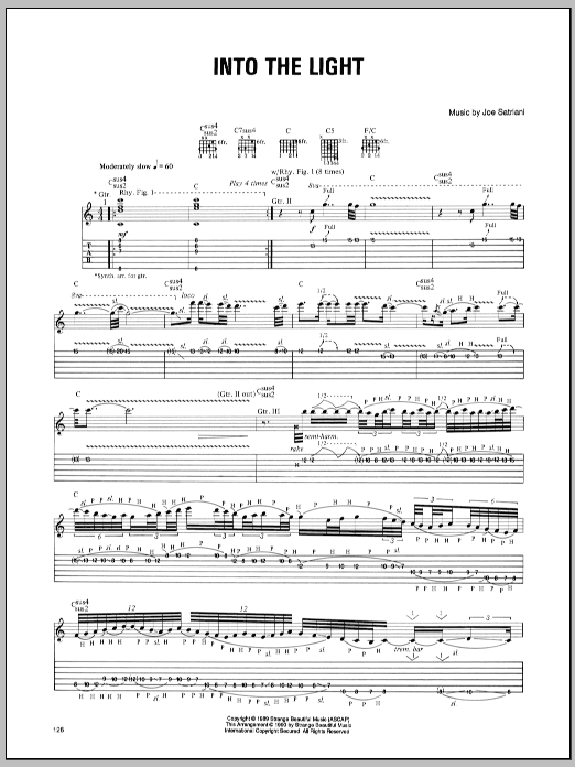 Produktgalerie: Seite 1 von 1 Into The Light, Joe Satriani, Gitarre