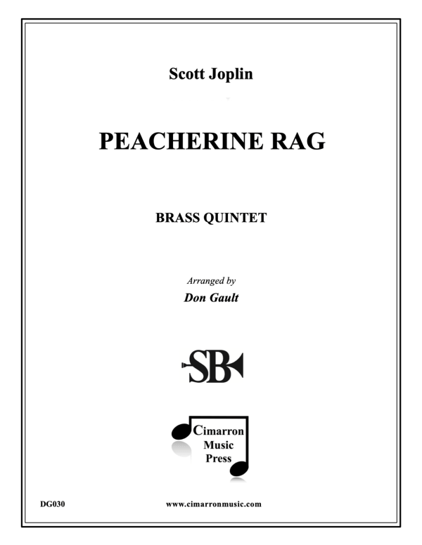 cover: Peacherine Rag, , Blechbläser Quintett