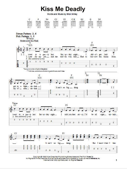 Produktgalerie: Seite 1 von 1 Kiss Me Deadly, Lita Ford, Gitarre