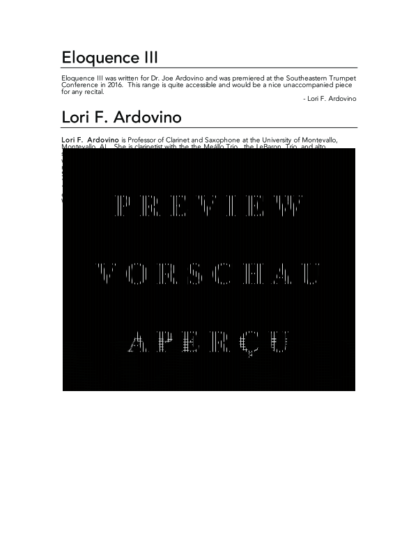 Produktgalerie: Seite 4 von 6 Eloquence III, , (Trompete Solo)