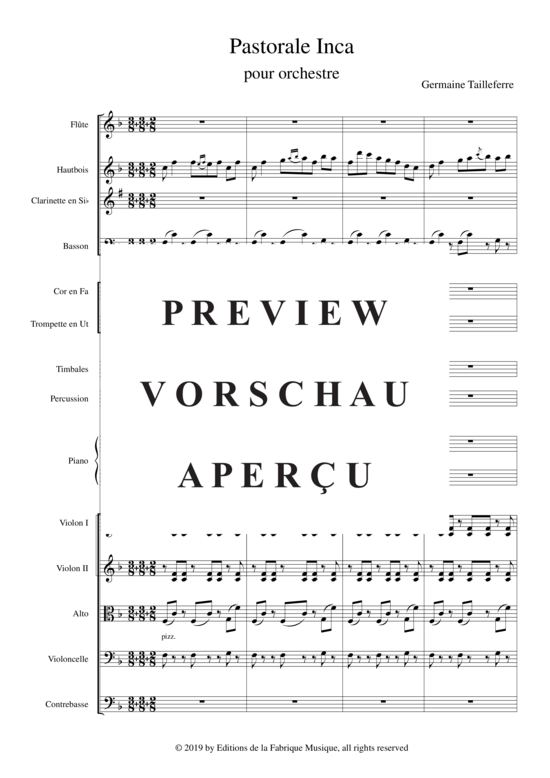 Produktgalerie: Seite 4 von 21 Pastorale Inca , , (Orchester)