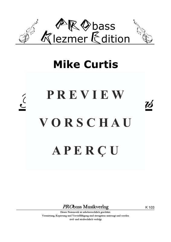 gallery: Four Klezmer Songs, , Double Bass Solo