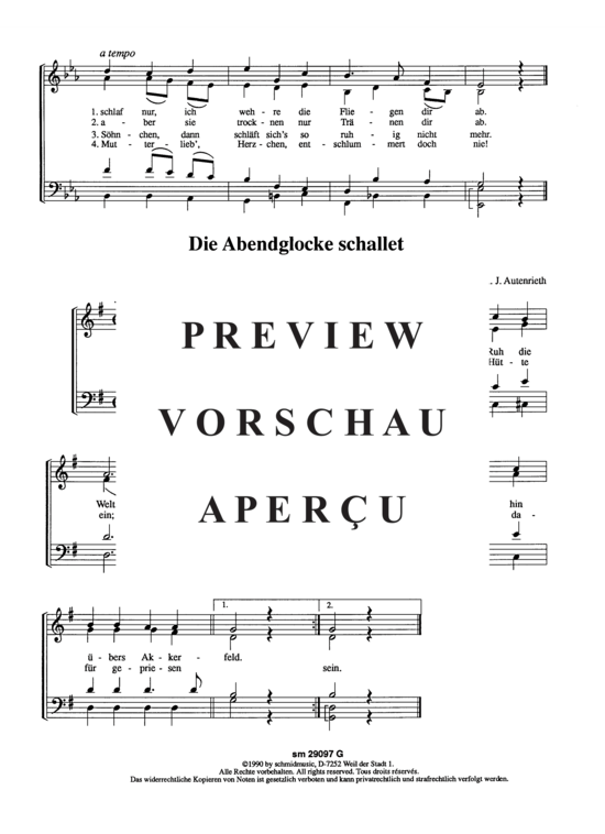 gallery: Abendstimmung , , (Gemischter Chor)