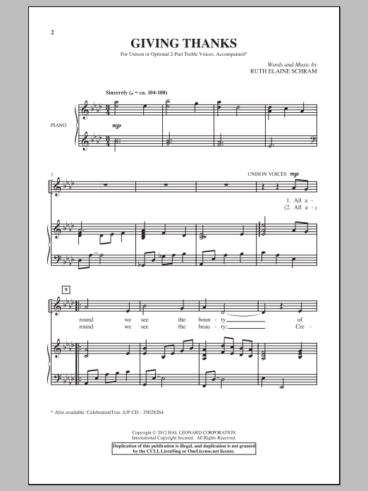 Produktbild zu: Giving Thanks