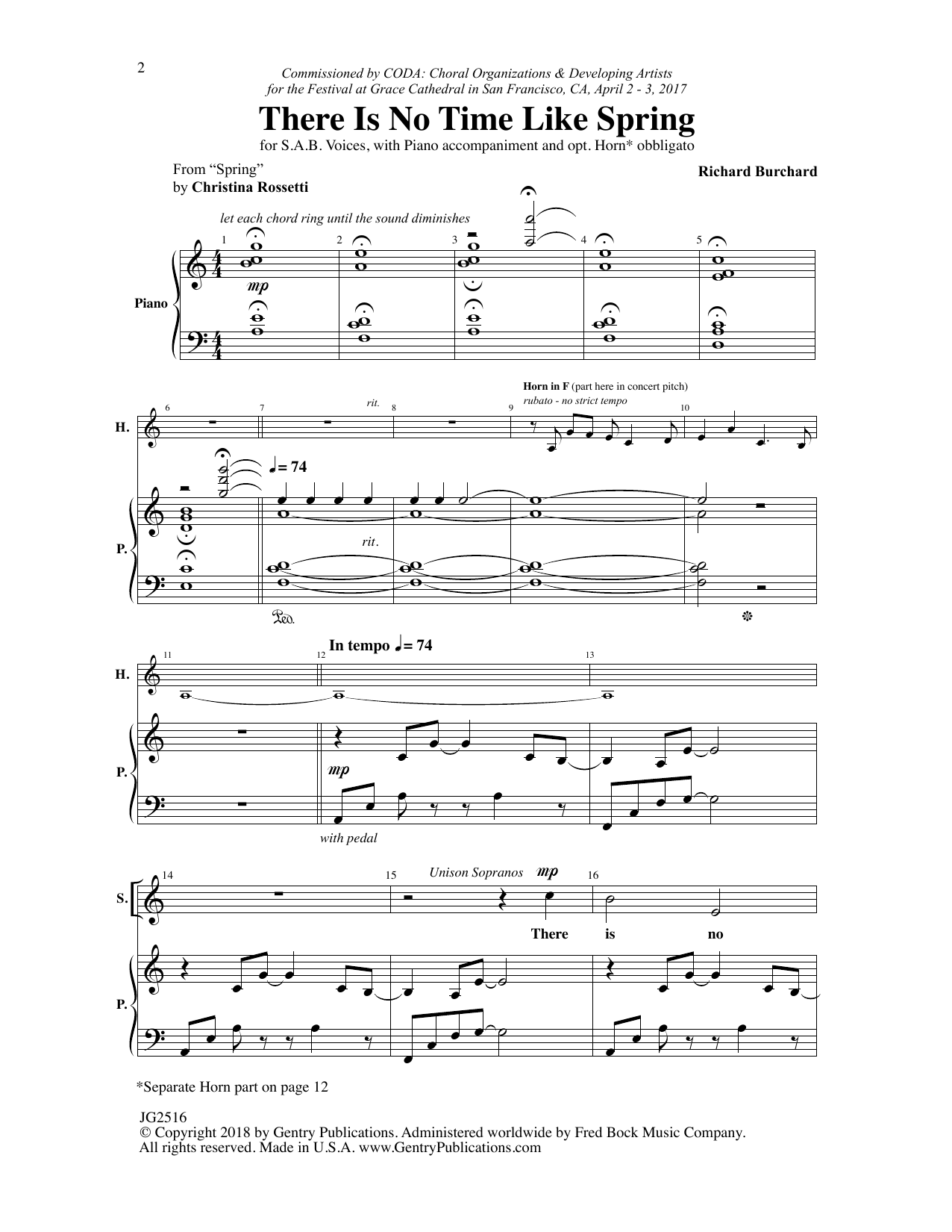 Product gallery: Page 1 of 1 There Is No Time like Spring, Christina Rossetti