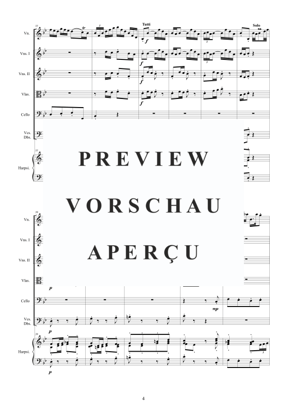 Produktgalerie: Seite 5 von 11 Violin Konzert in G-Moll BWV 1056, , Gemischtes Ensemble Violine, Violoncello, Streicher und Cembalo BC