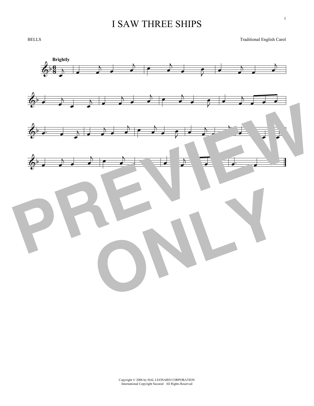 Produktgalerie: Seite 1 von 1 I Saw Three Ships, Traditional English Carol, Percussion