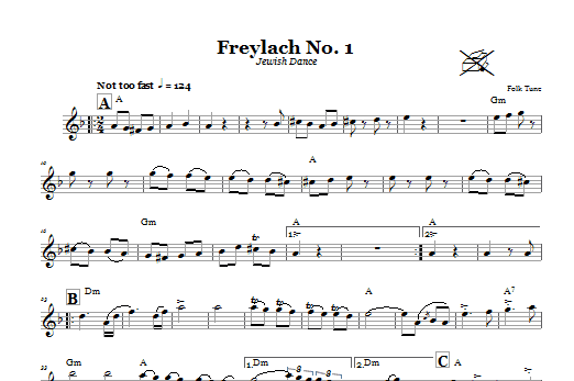 Product gallery: Page 1 of 1 Freylach No. 1 (Jewish Dance), Folk Tune